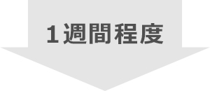 1週間程度