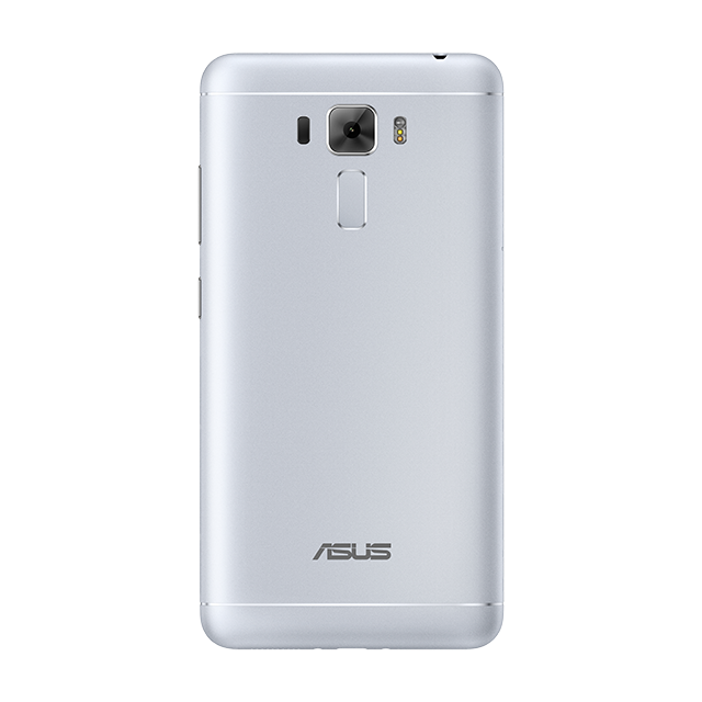ZenFone 3 Laserシルバー後ろ