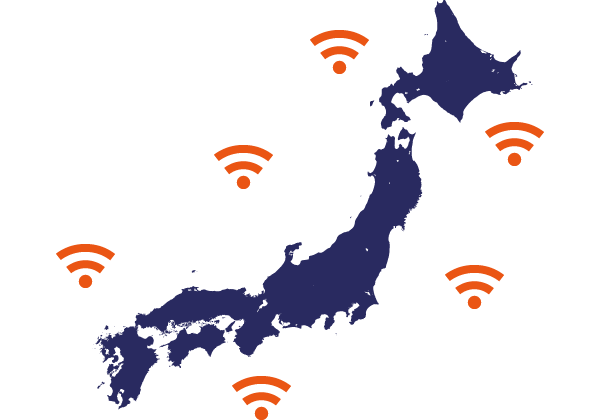 利用エリアはドコモと同じ