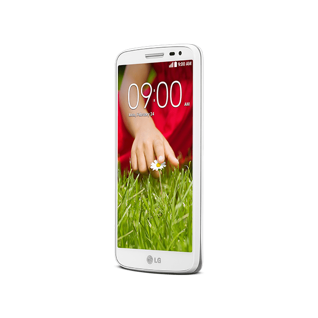 LG G2 mini for BIGLOBE ホワイト angled