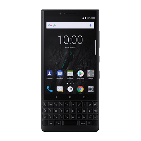 BlackBerry KEY2 ブラック front
