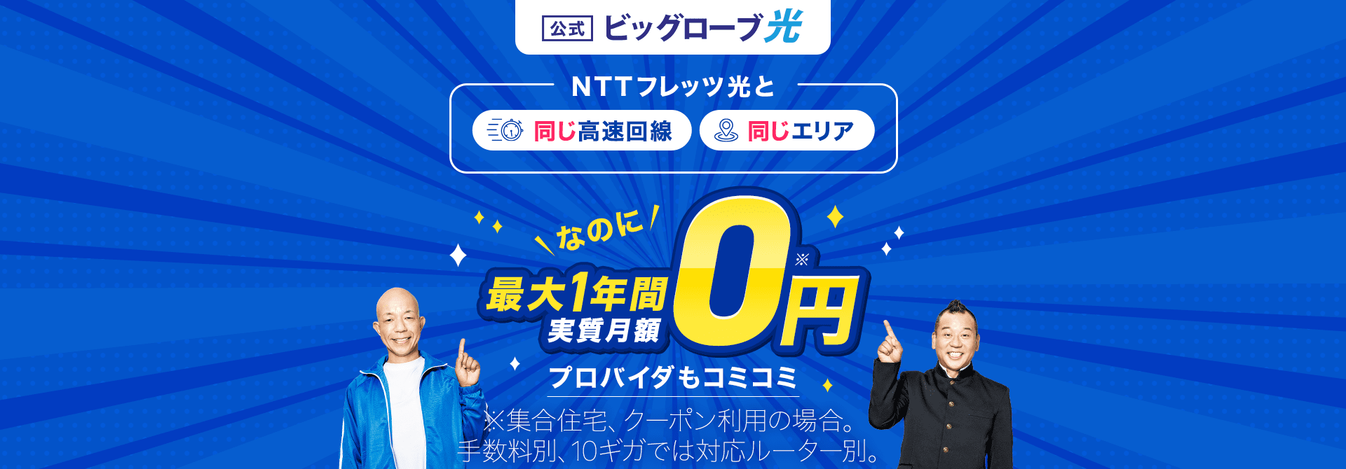 ビッグローブ光 NTTフレッツ光と同じ高速回線、同じエリア 月額料金がおトク プロバイダもコミコミ