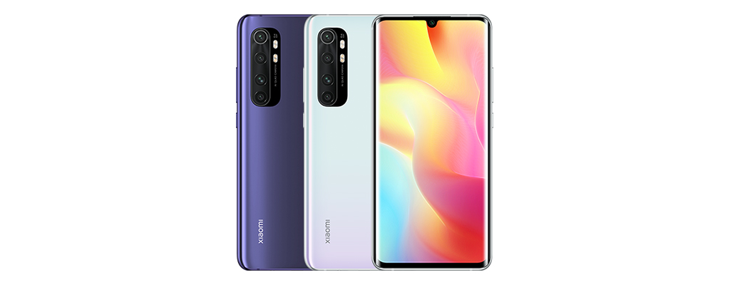 Xiaomi Mi Note 10 Lite 64GB SIMフリー白 紫 2台