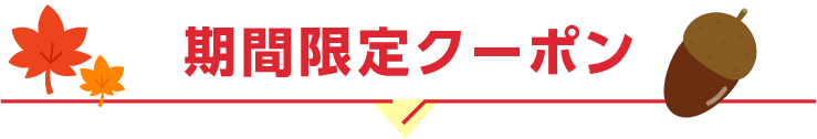 期間限定クーポン