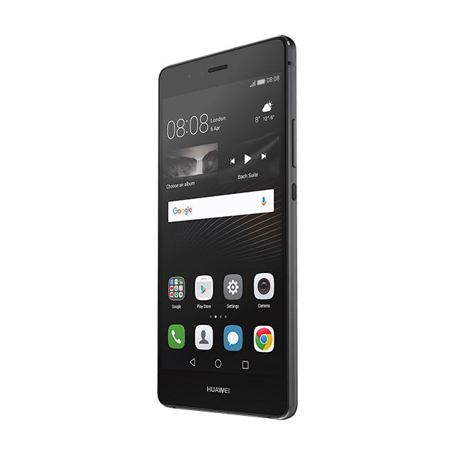 HUAWEI P9 lite ブラック angled