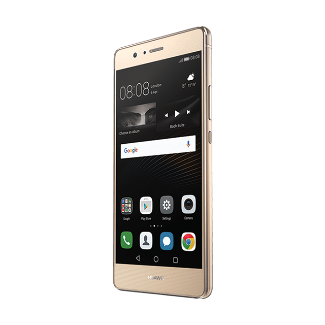 HUAWEI P9 lite ゴールド angled