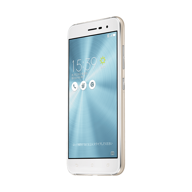 ZenFone 3 (ZE520KL) ホワイト angled