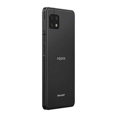 AQUOS sense6 ブラック angled-back