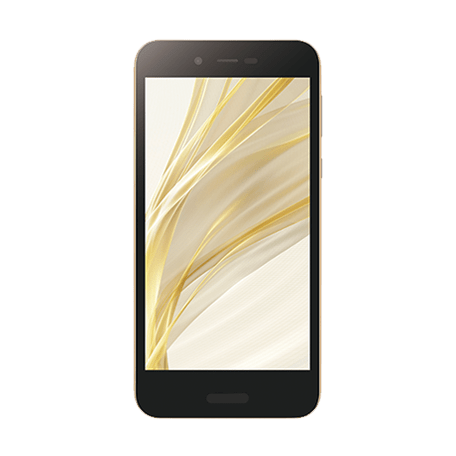 AQUOS sense lite ゴールド front