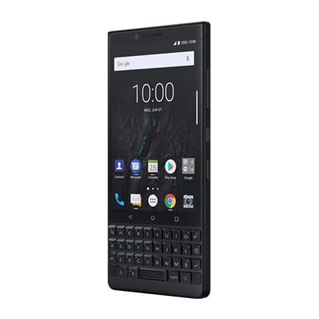 BlackBerry KEY2 ブラック angled