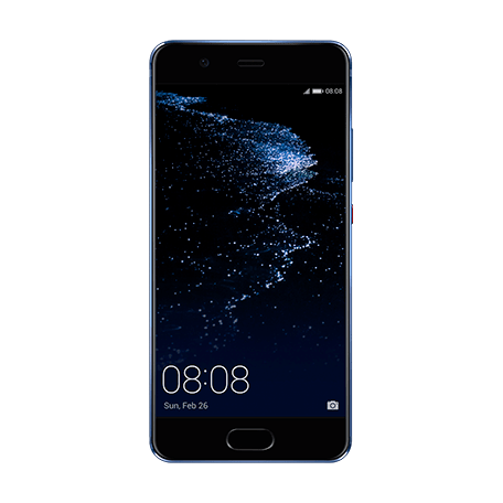 HUAWEI P10 ブルー frontサムネイル