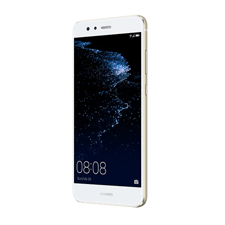 HUAWEI P10 lite ホワイト angled