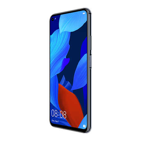 HUAWEI nova 5T ブラック angled