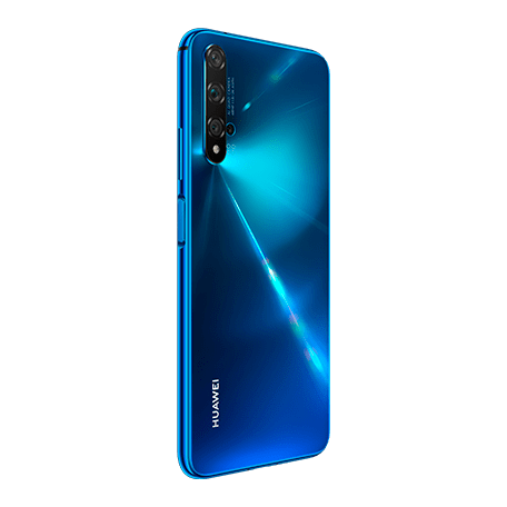 HUAWEI nova 5T ブルー angled-back