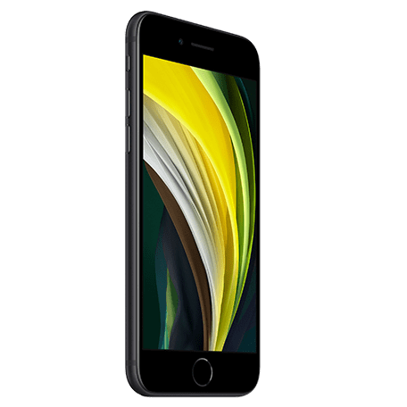 iPhone SE（第2世代） ブラック angledサムネイル