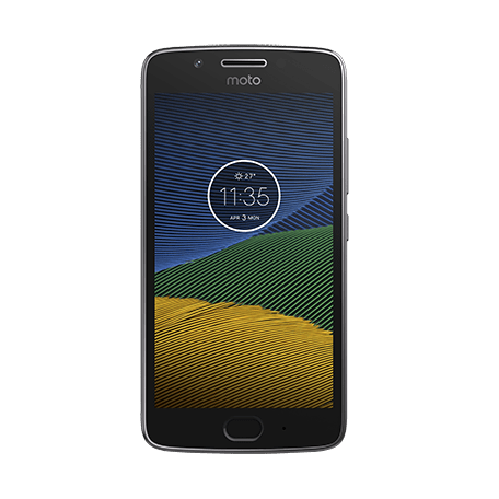 Moto G5 グレー front