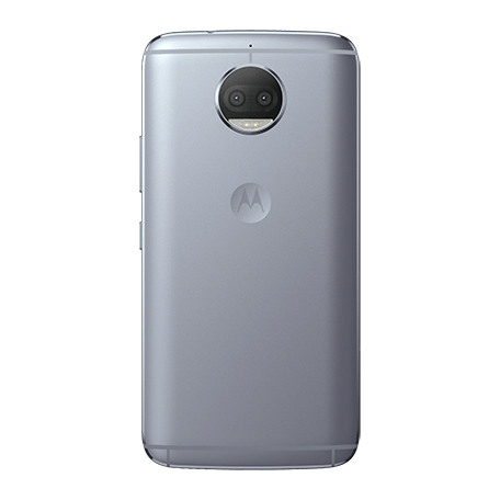 Moto G5s Plus ブルー back