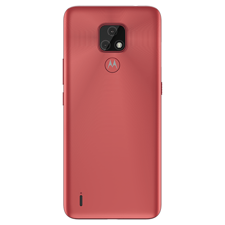 Motorola - 超美品 Motorola moto e7 power コーラルレッドの+