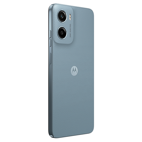 moto g05 ブルー(灰青) angled-back