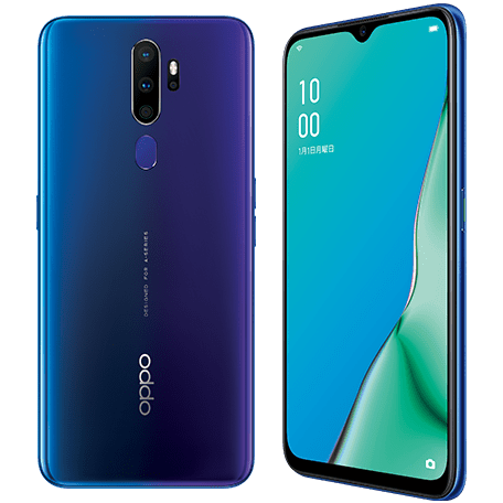 新品　モバイル　オッポ　OPPO A5 2020 スマートフォン　ブルー