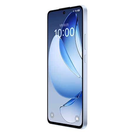 OPPO Reno13 A ブルー(薄2) angled