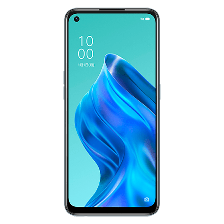 OPPO Reno5 A ブルー front