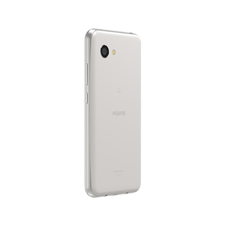 AQUOS R2 compact SH-M09 ホワイト angled-back