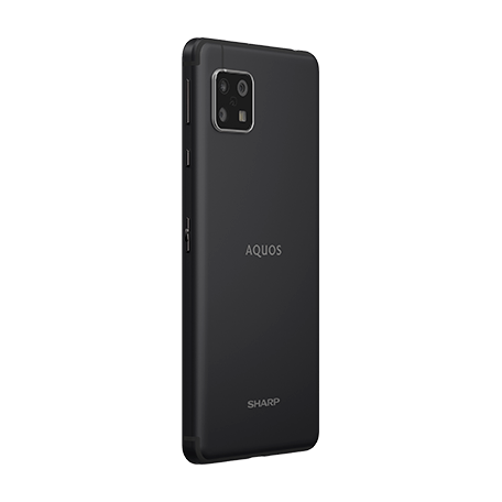 AQUOS sense4 ブラック angled-back