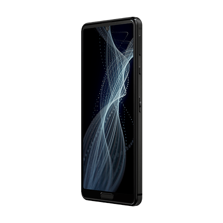 AQUOS sense4 ブラック angled