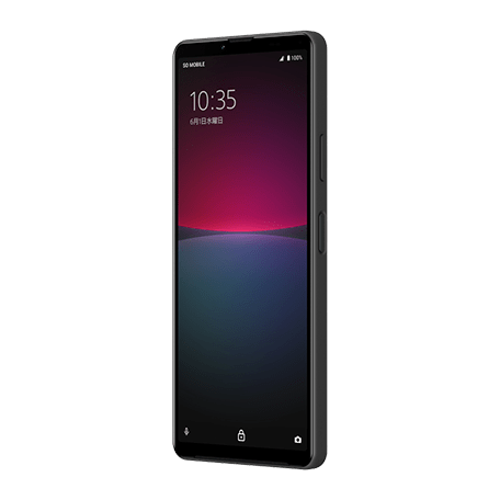 Xperia 10 IV ブラック angled