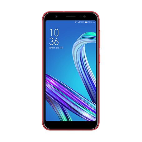 ZenFone Max (M1) (ZB555KL) レッド frontサムネイル