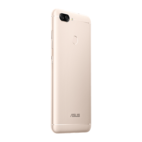ZenFone Max Plus (M1) ゴールド angled-back