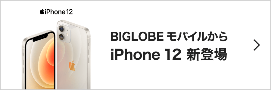 BIGLOBEモバイルからiPhone 12新登場